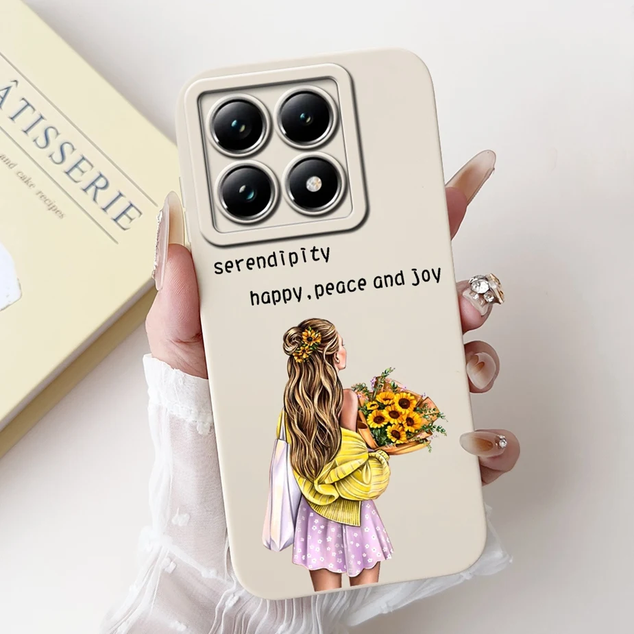 Luxury Sunflower Cartoon Girls Soft Silicone Phone Case
