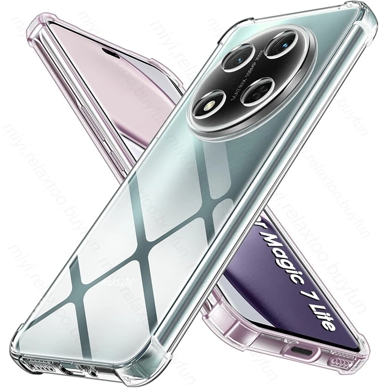 Ultra-Thin Clear Shockproof Silicone Case - Transparent Shell Cover