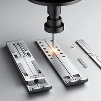 Держатель для ноутбука из алюминиевого сплава, регулируемая складная портативная подставка для ноутбука, кронштейн для подъема, охлаждающий держатель, нескользящий — изображение 4