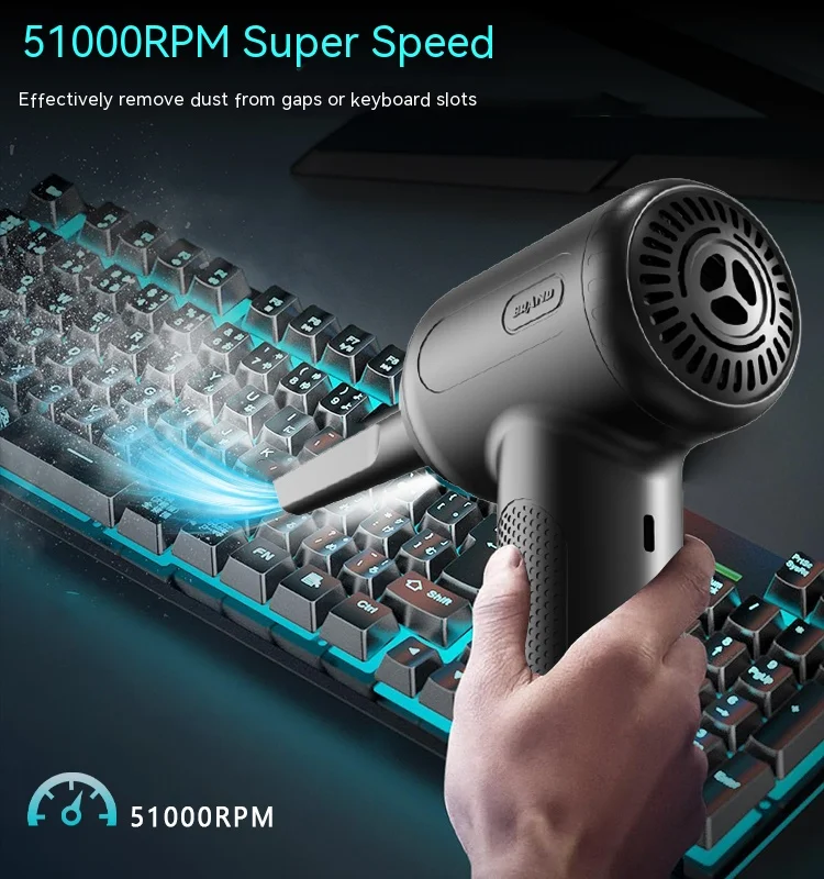 2 In 1 Aspirapolvere Aspirapolvere Kit Spolverino Elettrico Per Obiettivo Fotocamera Dslr Tastiere Per Computer Detergente Per Ambienti