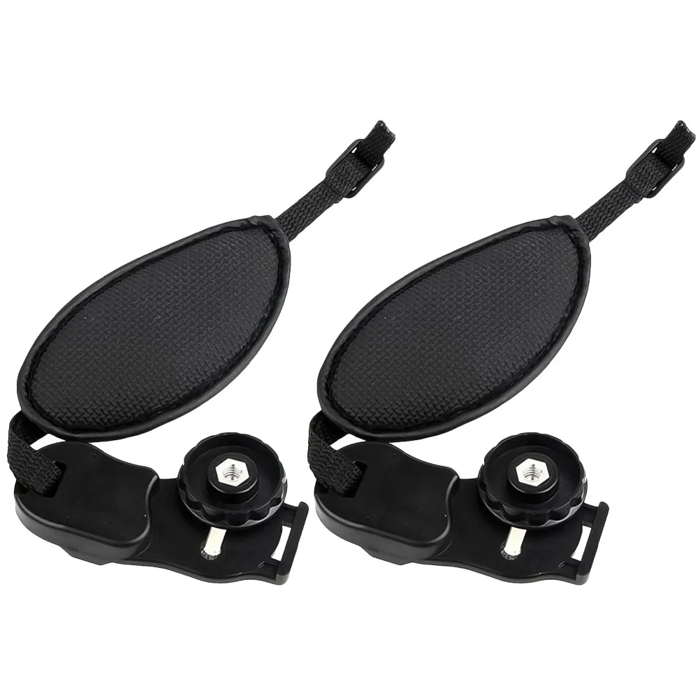 2Pcs 카메라 손목 스트랩 안전한 핸드 스트랩 타원형 모양의 프리미엄 ABS 소재 DSLR 미러리스 카메라용 보호 기능