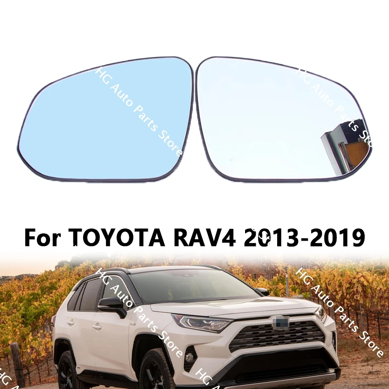 

Зеркальные линзы заднего вида для TOYOTA RAV4 2013-2019, зеркальные линзы заднего вида, отражатель, левое и правое стекло с подогревом