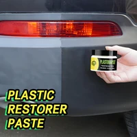 Car Plastic Restorer Paste Back To Black Gloss Car Cleaning Products Plastic Restore Auto Polish Repair Coating Renovator RG324 1
