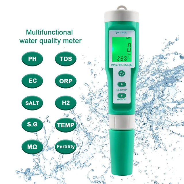 Tester Qualità Acqua H2 – Misuratore Idrogeno Con Bluetooth, LCD Retroilluminato E Sonda Ad Alta Sensibilità