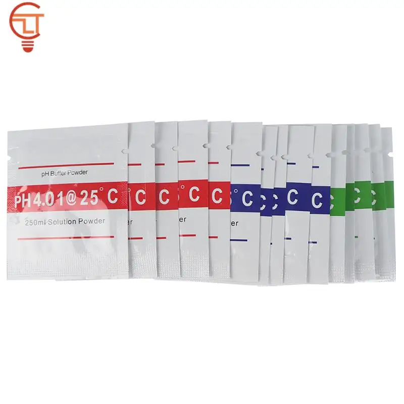 PH Meter Calibration Powder Solution For Pm Test Meter Plumbing 5/15pcs