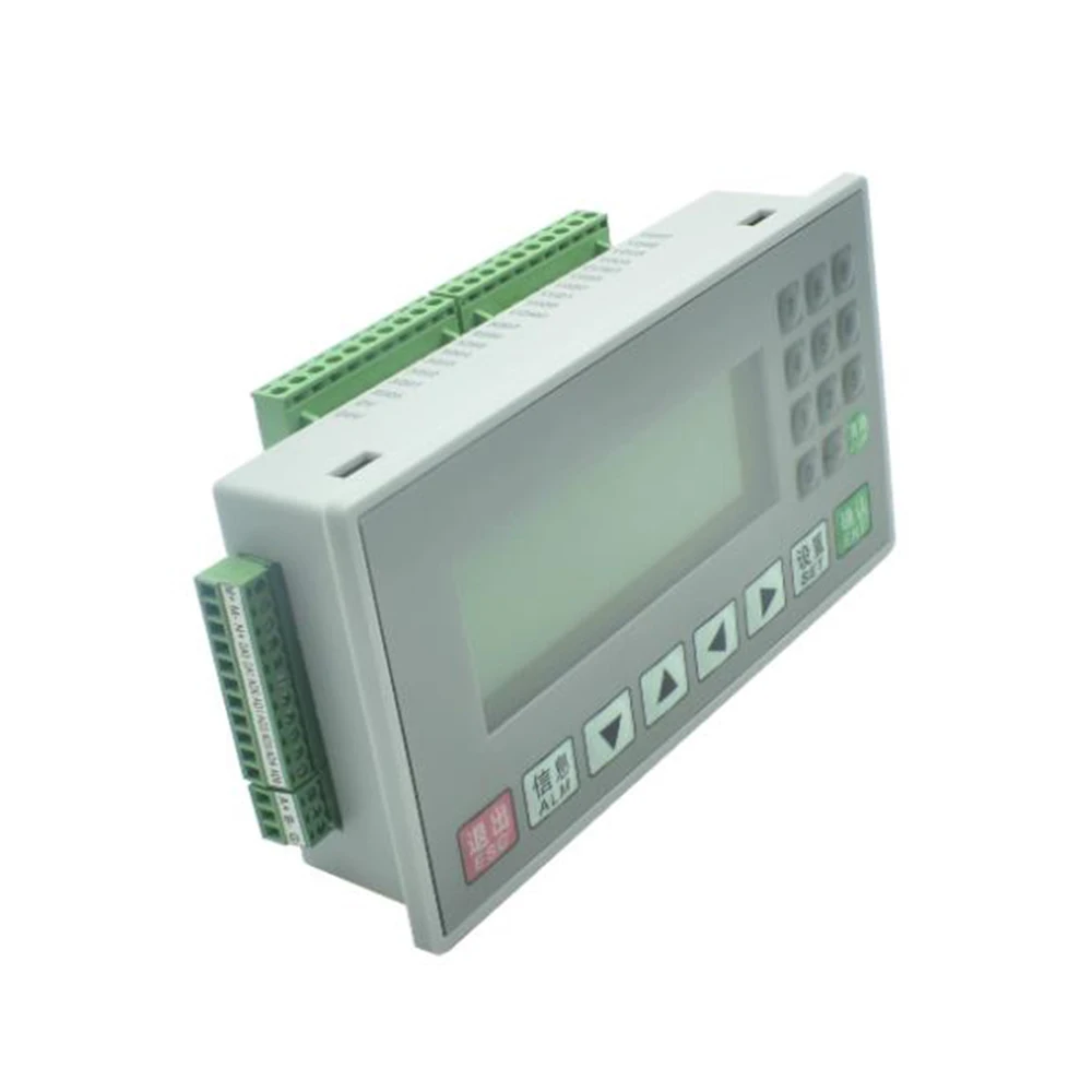 PLC in One FX2N-16MT 8 in 8 out Ʈ  Ƴα Է, OP320A V8.0 HMI RS232 485 ؽƮ ÷, 3.7 ġ, 4-20mA