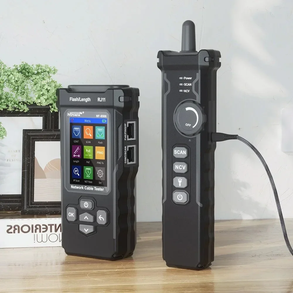NOYAFA NF-8506 New Hot IP Scanning Network Analyzer, POE Power Measure Length Wiremap LED Lighting