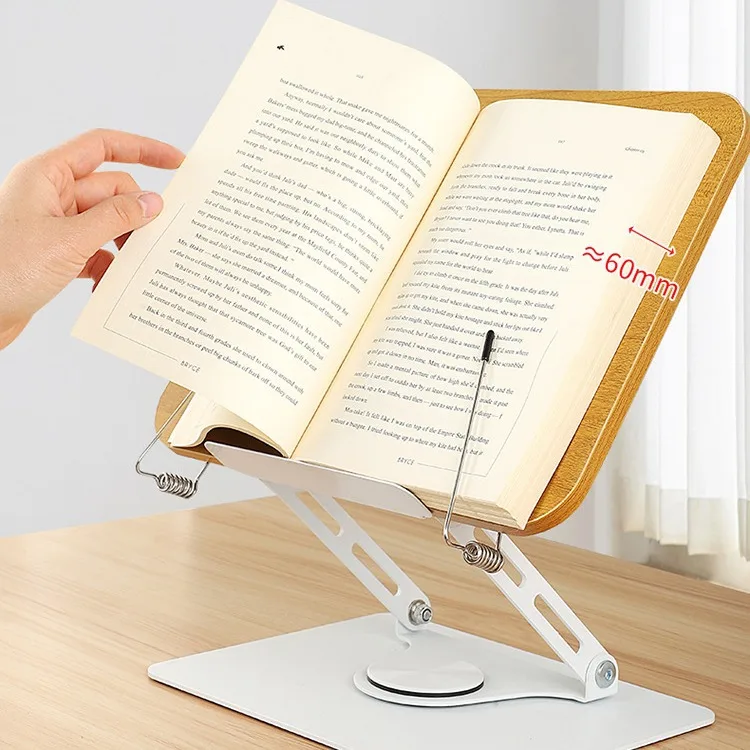 Desktop Reading Rack Divine Tool for Students Wooden Score Stand Book Holder Bookshelf Laptop Stand Tablet Support Bracket