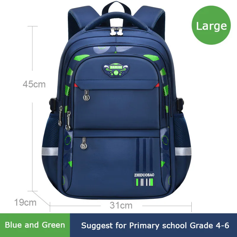 Large blue and green