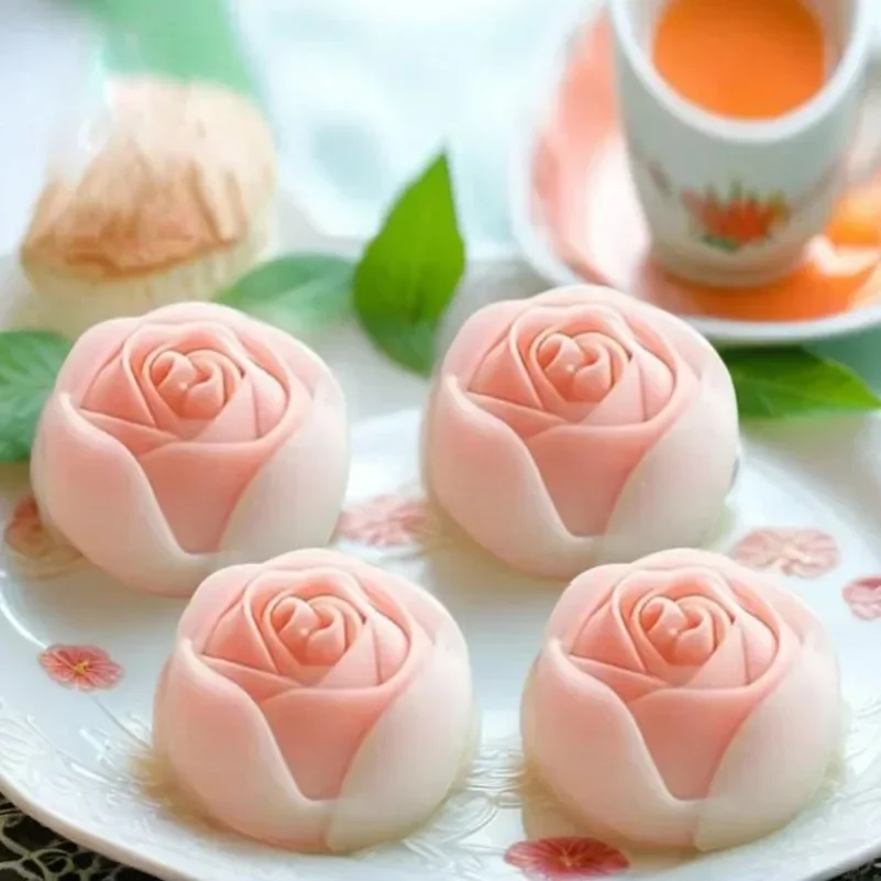 3D Lotus Rose Hibiscus Flower Silicone Molds DIY Flower Candle Soap Gypsum Crafts Resin Making Mold Chocolate Cake Baking Tools silicone mold silicone candle molds silicone candle mold candle mold cake mold