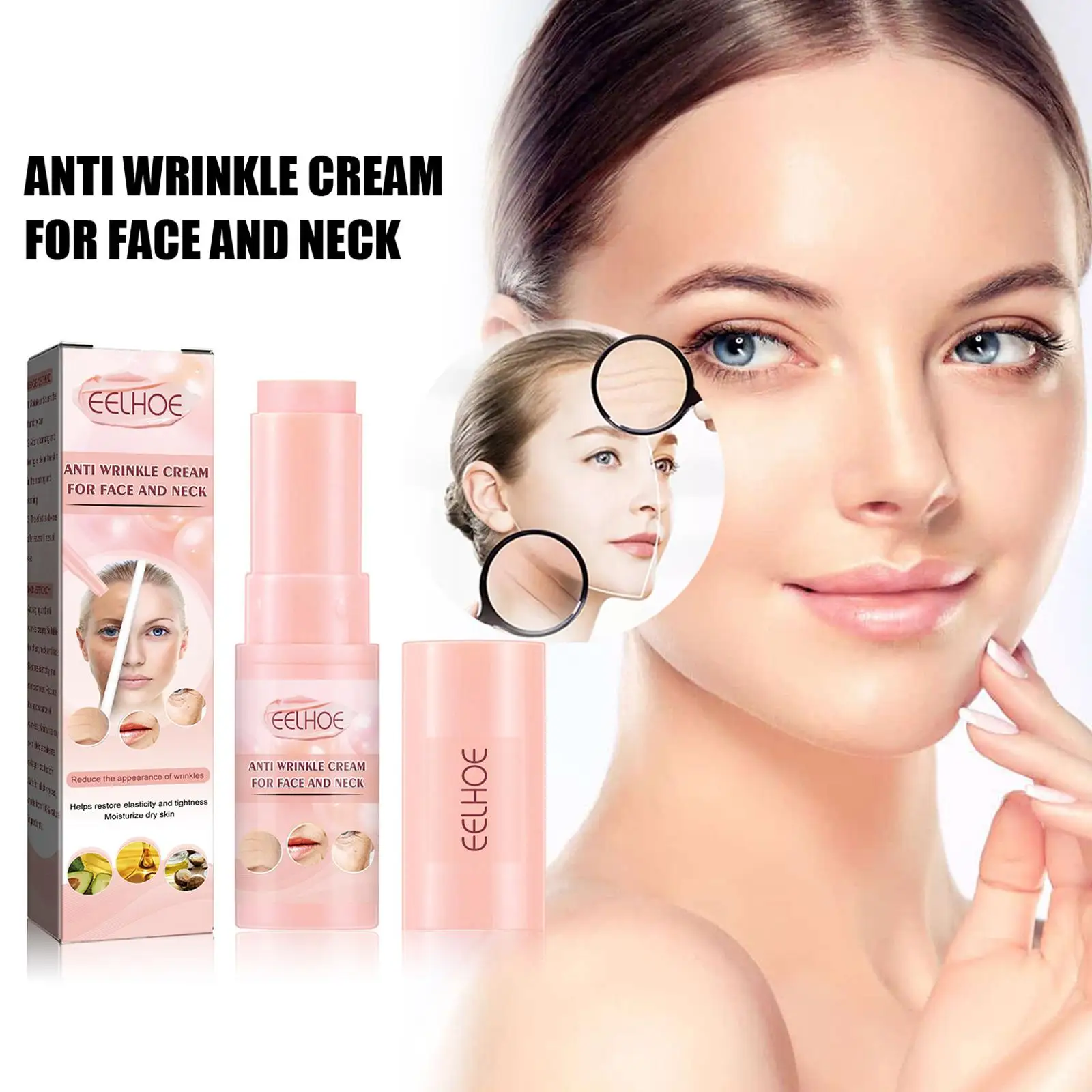 1PCS Collagen Multi Balm Stick Wrinkle Bounce Anti-Wrinkle Skin Moisturizing Dull Cream Brighten Multi Balm Tone P4S9 увлажняющий мульти бальзам стик kahi wrinkle bounce 9г