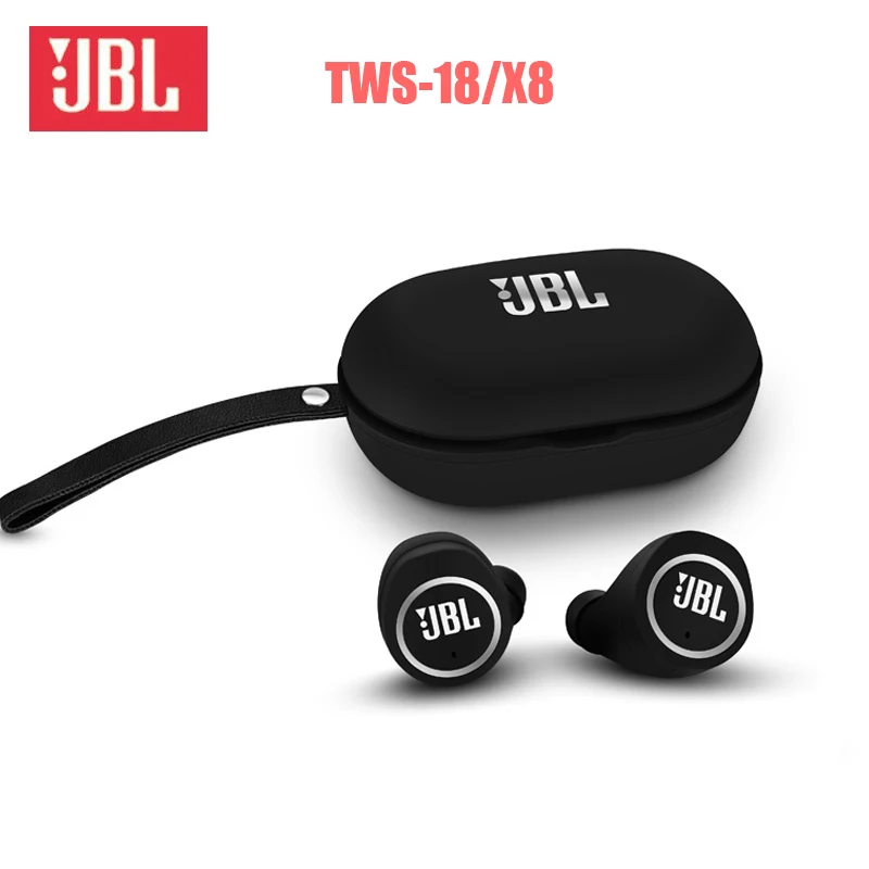 JBL TWS-18/X8 Wireless Bluetooth Headset Subwoofer Stereo Earbud Sports with Charging Box |