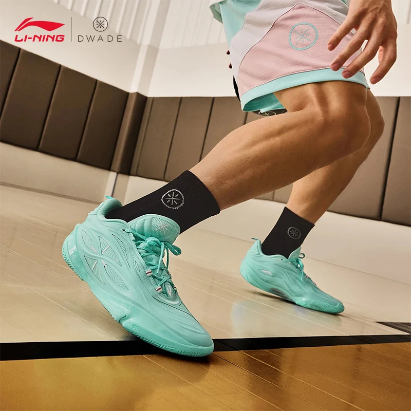 LI-NING Wade 808 5 ULTRA V2 Tênis de Basquete Masculino Estável
