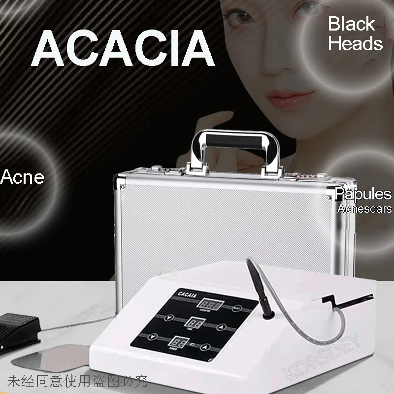 Korean Acacia Rf Micro-Insulated Needle Face Care Syringoma Aca Acne Removal Shrink Pore Treatment Salon Use Beauty Instrument