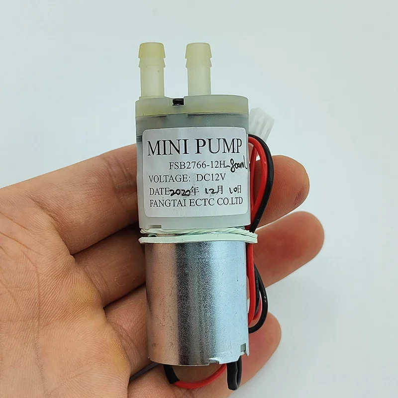 DC 12V Small Mini 370 Motor Water Pump Diaphragm Self Priming Suction Pump Mini Water Flow Control Pump 27mm Pump Head