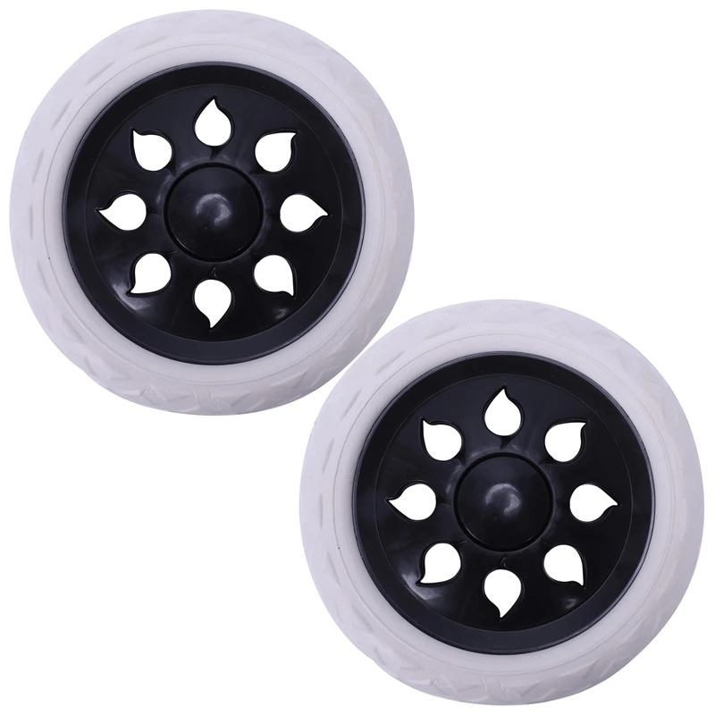 4 Pezzi Hot Wheel Design Trolley Bagagli Viaggiatori Cartwheels 15.8X3.4 Cm-Bianco E Nero