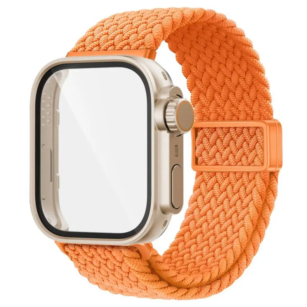 Nylon Braided Strap with Protective Screen Frame and Adjustable Band