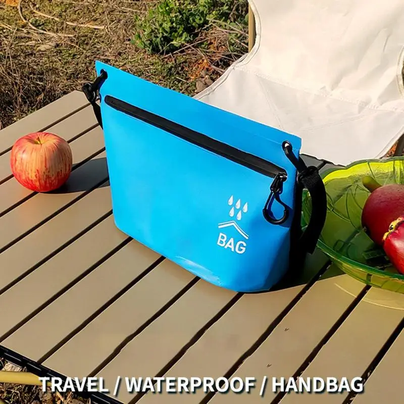 Toiletry Bag For Women Waterproof Toiletry Bag Single Shoulder With Zipper Large Capacity Cosmetic Multifunctional Travel