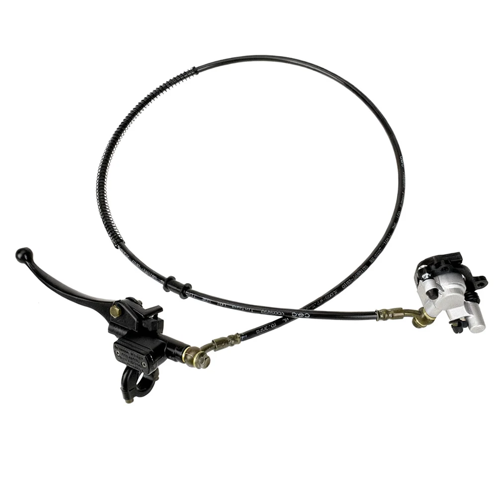 미니 바이크 47CC 49CC ATV 비치 버기용 알루미늄 합금 리어 브레이크 레버, 완벽한 장착 하드웨어가 포함된 유압 디스크 브레이크