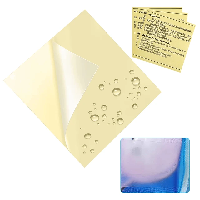 7X 7 Cm-Es Medence Javítás Javító Készlet Iatable Négyzet Alakú Ön Adagoló Javítószalag Légmatracokhoz Toys - Image 4