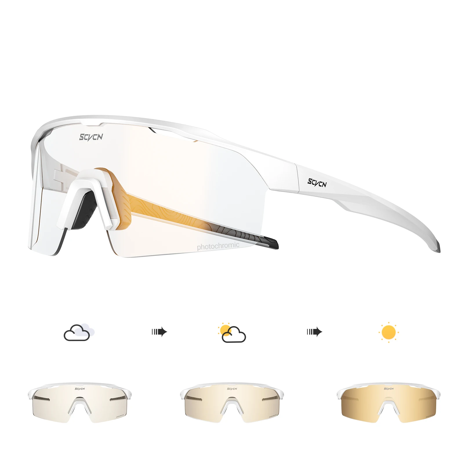 KAPVOE Photochromic Sports Sunglasses 10