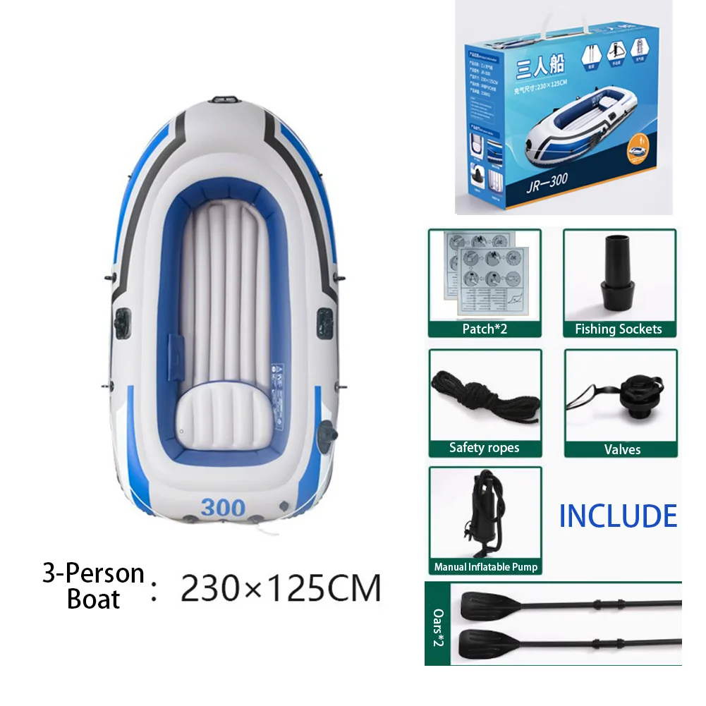 Blue white 3 PeoPle