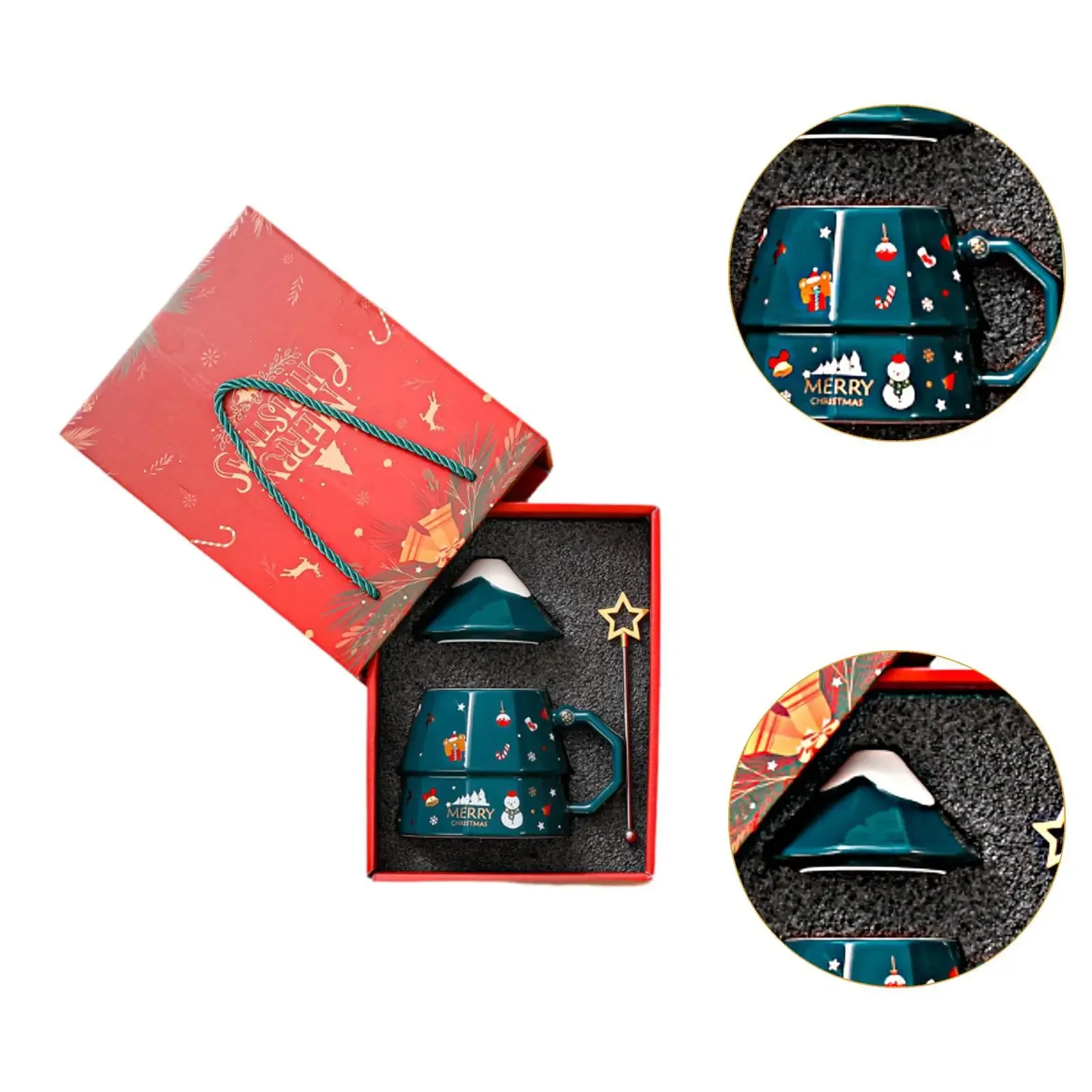 Ceramic Christmas Mug Funny Xmas Morning Cup Drinkware Christmas Tree Mug Ceramic Christmas Mug Funny Xmas Morning Cup Drinkware Christmas Tree Mug