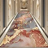 Modern Marble Hotel Promenade Carpet Corridor Home Decor Entrance Floor Rugs Customization Non-slip Washable Hallway Carpet 1