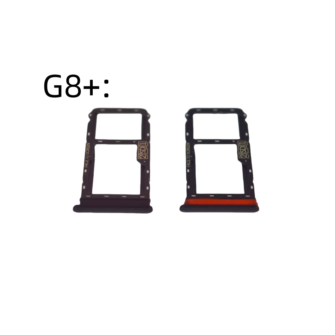 SIM 카드 어댑터 트레이 칩 슬롯 서랍 홀더, 모토롤라 모토 G8 G8 플러스 G8Play G8 파워 라이트 XT2015-2 XT2041-1 트레이 슬롯