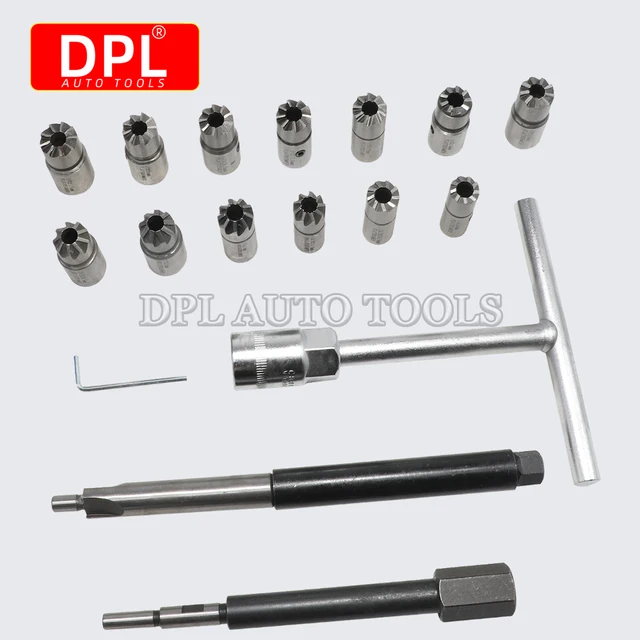 Zoomtools Set Di 17 Taglierine Per Iniettori Diesel, Kit Per