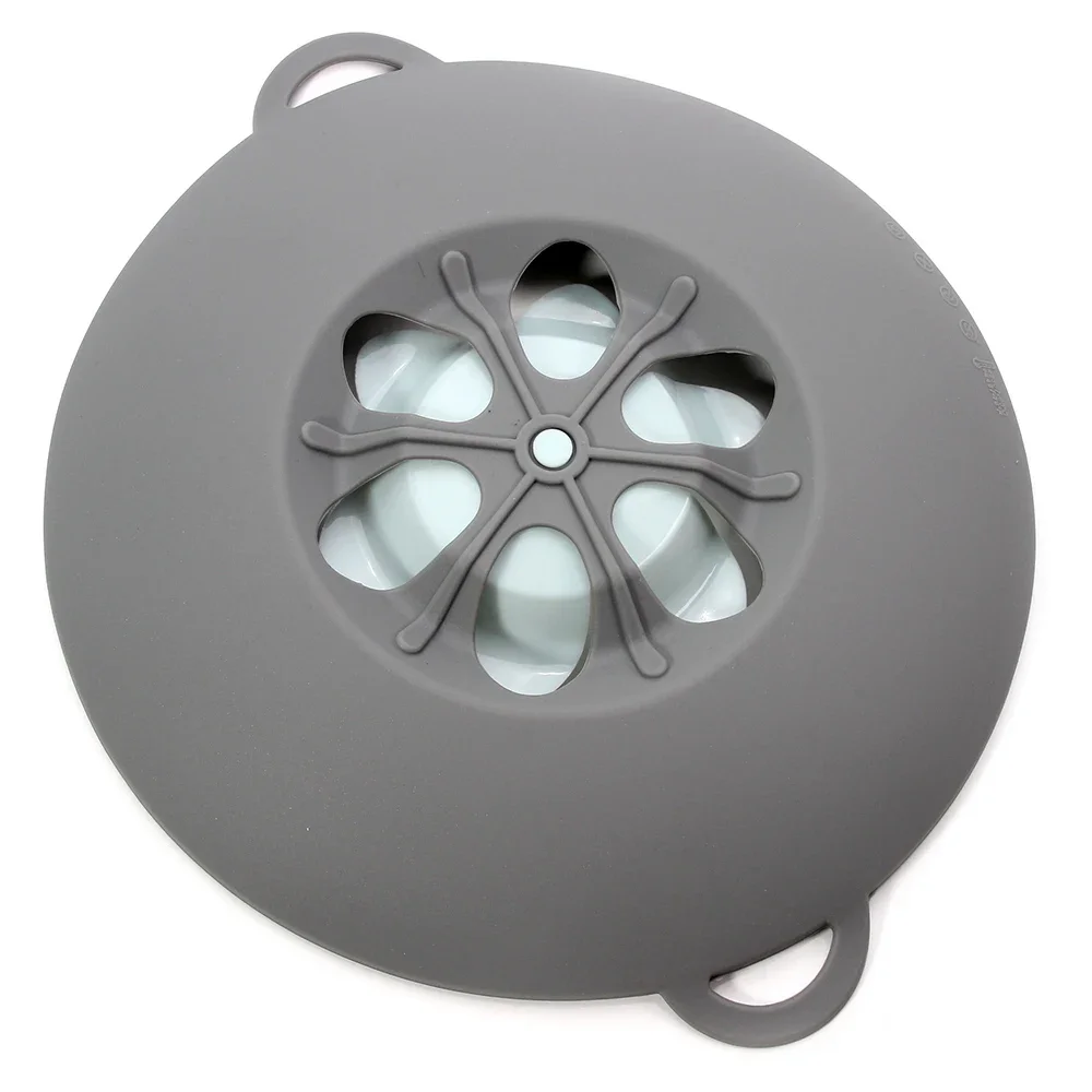 Boil Over Safeguard Lids Silicone Microwave Splatter Lid for Food BPA-Free Silicone & Plastic Removable Easy To Clean