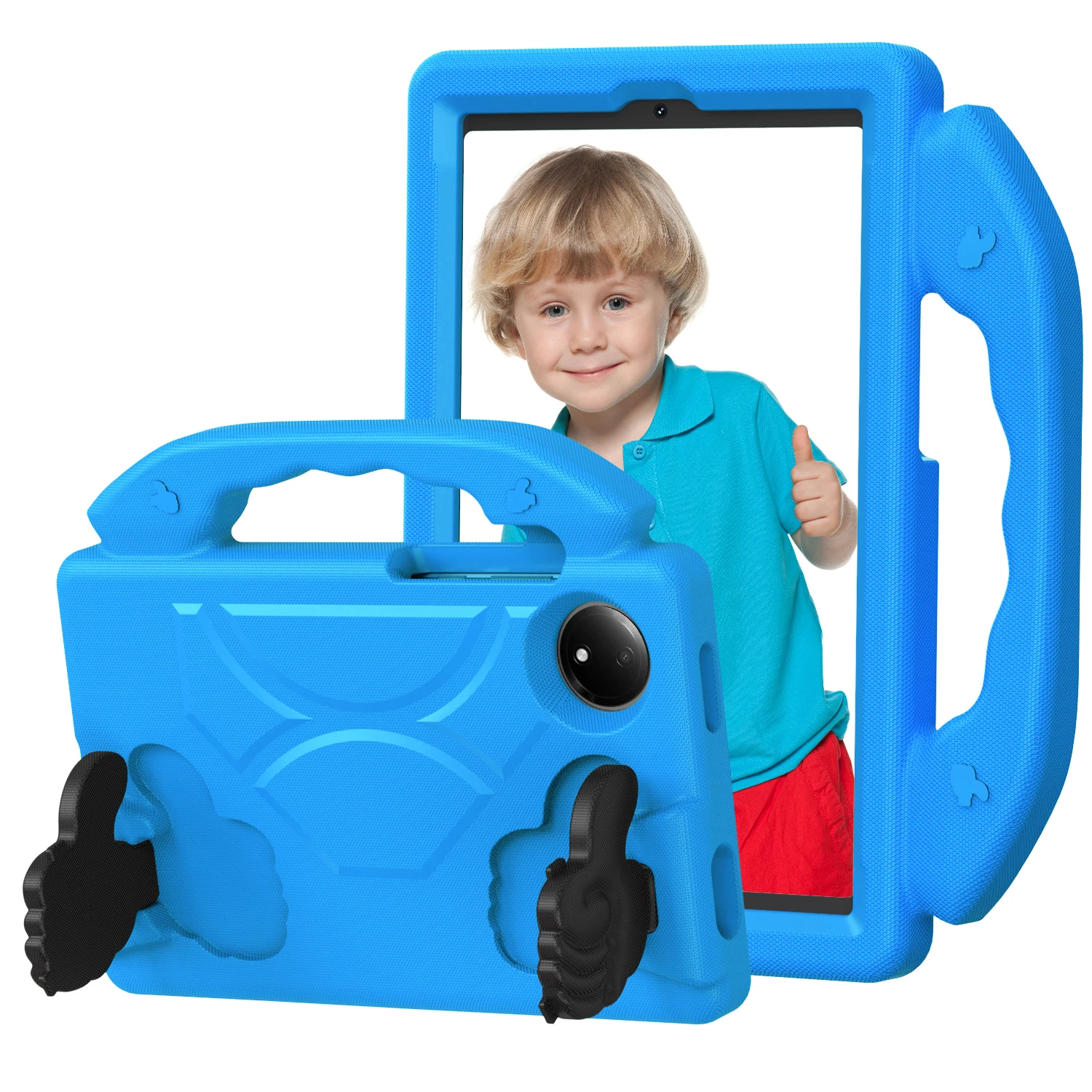 Durable Kids EVA Tablet Stand Case with Handle and Adjustable Viewing Angles
