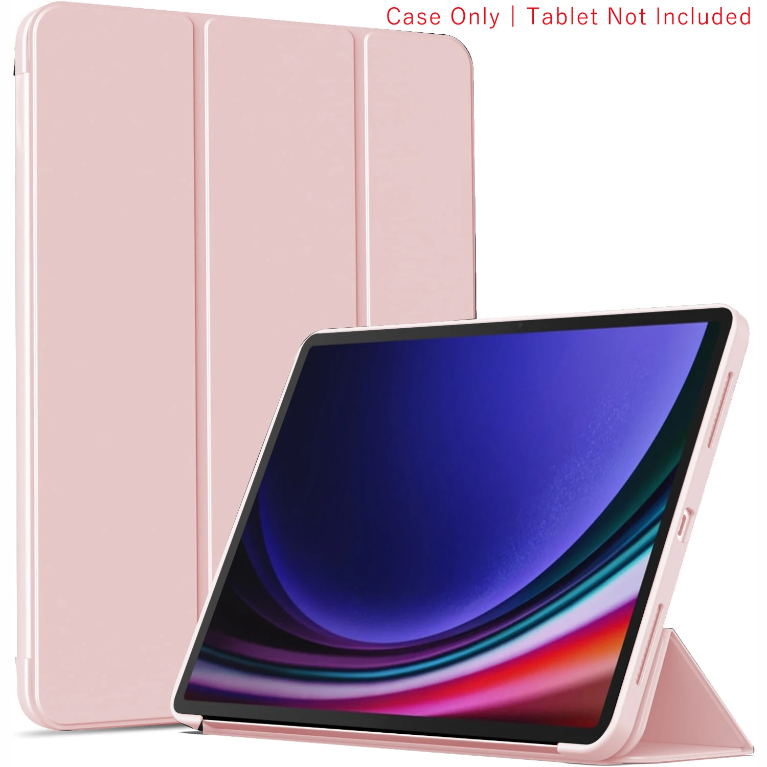 Tri-fold Flip Case Magnetic Stand PU Leather Protective Tablet Cover