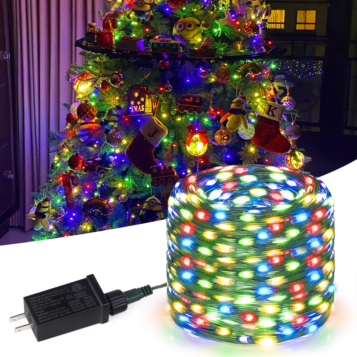 Smart Christmas Tree Lights IP65 Waterproof Multicolor Fairy Lights String  Remote Control for Christmas Home Yard Holiday Decor - AliExpress