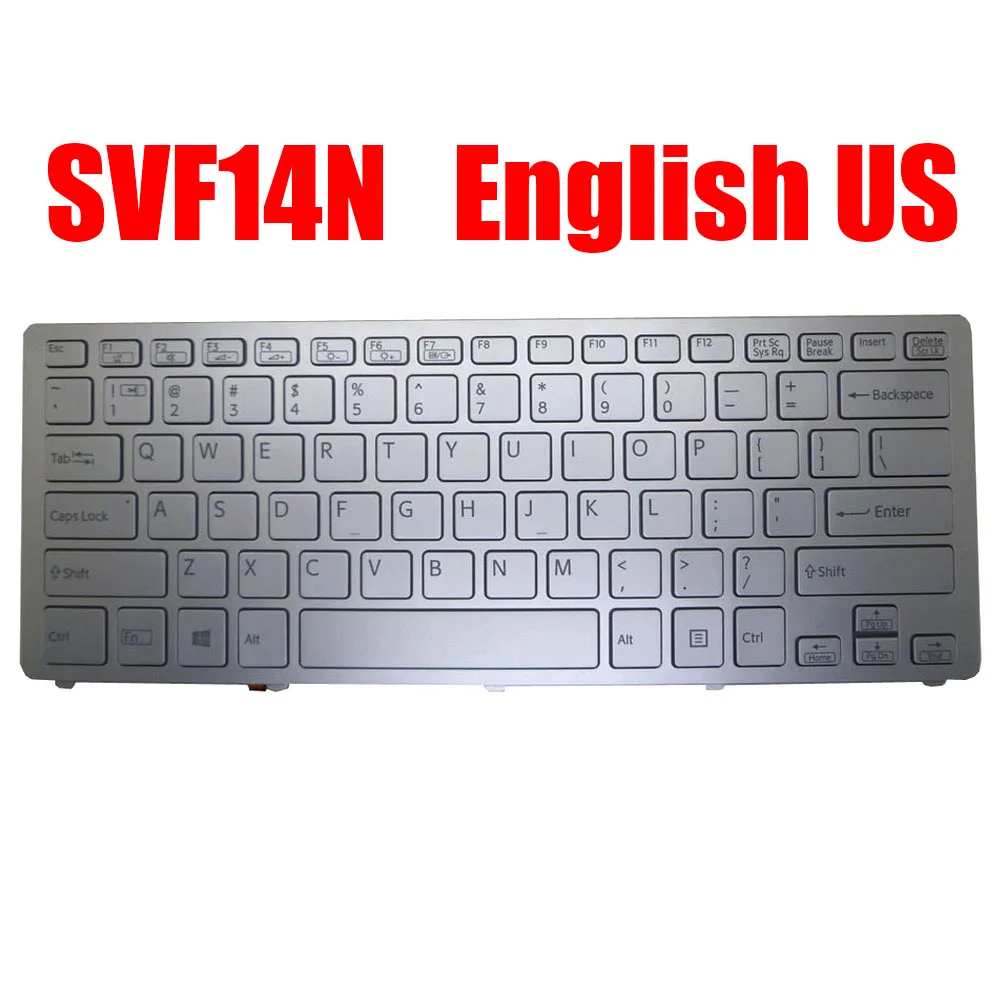 AR CA US Laptop Keyboard For SONY SVF14N 149264071SA 149264241CA 149264821CA 149263721US 149264011US Canada English With Backlit