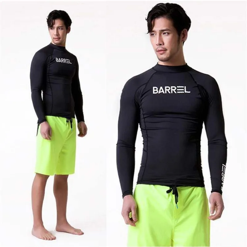 Diving Suit Men Quick Drying Surfing Suit Outdoor Water Ski Split Long Sleeved Sun Protection Snorkeling Swimsuit surfing swimsuit