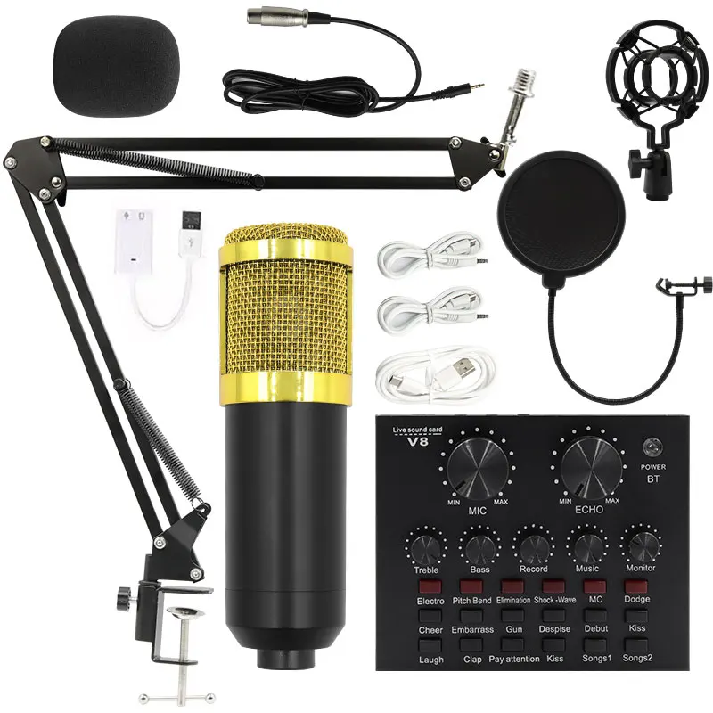 BM-800 Condenser Microphone Live Karaoke Song Chat Game Recording Microphone Mobile Phone Computer General Equipment 2