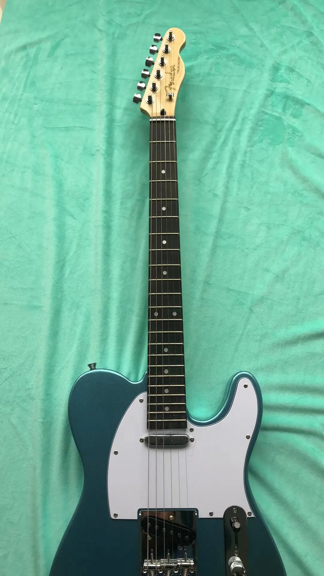 In Stock Blue Tl 6 Strings Electric Guitar Basswood Body Rosewood