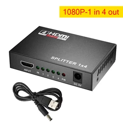 Ultra HD 4K HDMI Video Distributor Splitter - 1 Input to 4 Outputs (1080P 1X4)