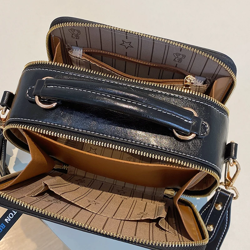 BeiBaoBao Brand Original Crossbody Bags For Women HI-Q Cute Bear Handbag For Girl PU Leather Square Female Messenger Bag Purse