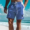 Simple Surfer Pattern Board Shorts Fashion Trend Surfing Enthusiasts 3D Printed Beach Short Casual Oversized Swim Trunks For Men 2
