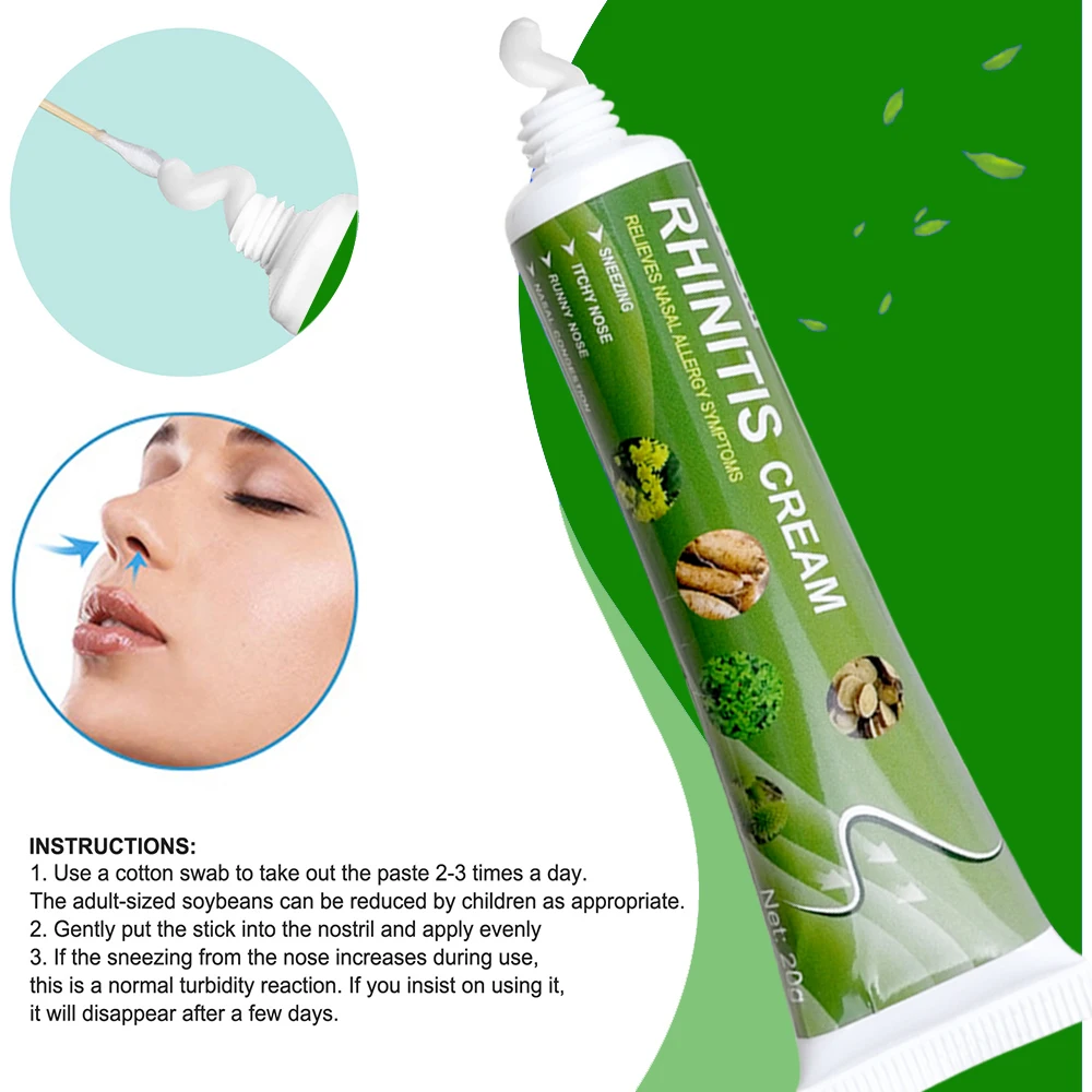 YYTCM Rhinitis Nose Nasal Cream Sinusitis Treatment Ointment Allergic