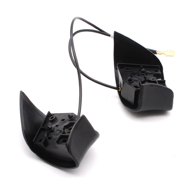 2Pcs 왼쪽 오른쪽 자동차 스티어링 휠 경적 커버 캡 버튼 접촉 스위치 교체 VW MK3 골프 Jetta Polo Cabrio