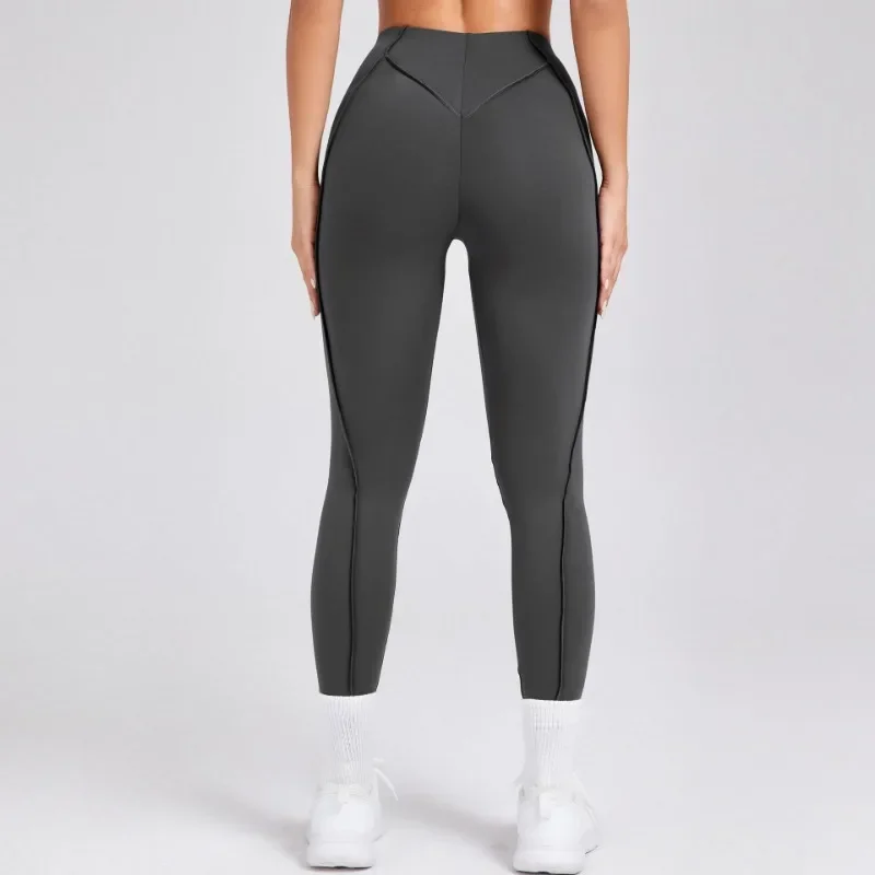 Yoga Sports Fitness Leggings Pants High Waist Peach Hip Raise outdoors Running Casual Workout Gym Sexy Tight trousers for Women 2