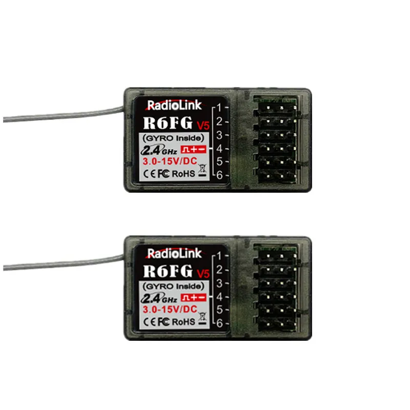 Advanced 2.4G 6-Channel Receiver with Gyro Function