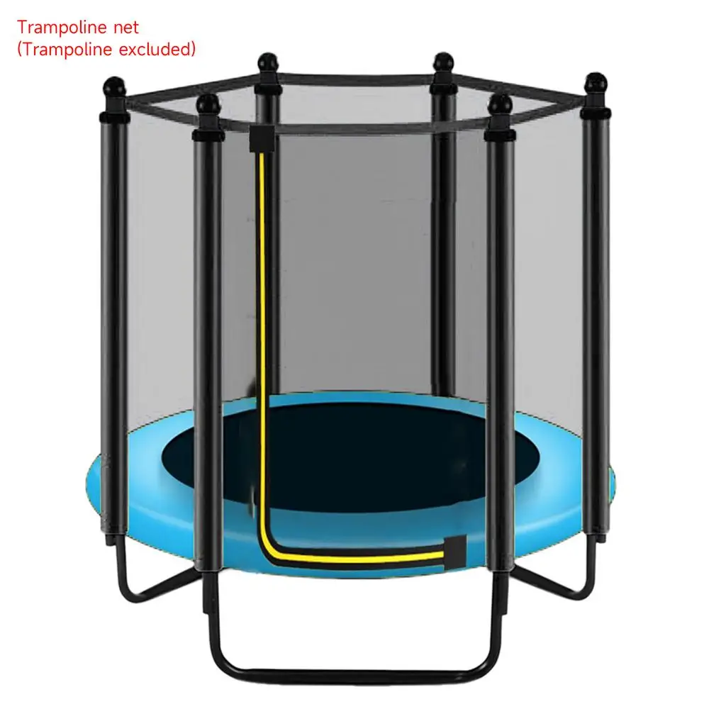 6 מוטות 1.2/1.4/1.5 מ 'עגול ילדים מיני טרמפולינה entrampoline מארז אוויר עמיד בפני מזג אוויר טרמפולינה