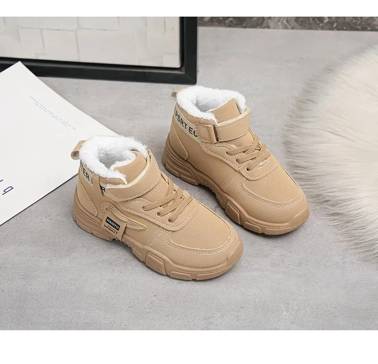 Children Winter Boots – Waterproof Kids Snow Boots With Plush Lining & Rubber Sole