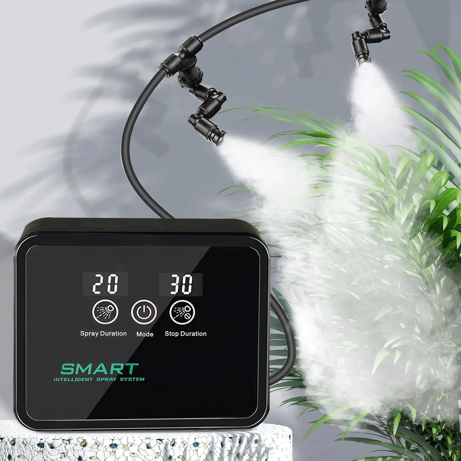 Reptile Humidifiers Smart Misting System with Timer and 360&deg;Adjustable Misting Nozzles for Rainforest Plants Amphibian