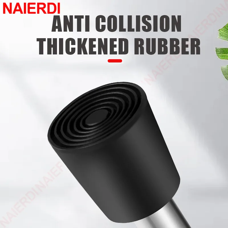 Adjustable Door Stopper NAIERDI Stainless Steel Door Stop Rubber Hydraulic Heavy Duty Holder Doorstops door stopper