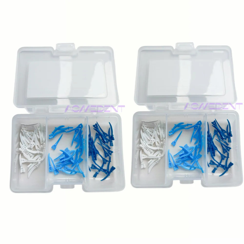 Cunei Tulwar Dentali A 2 Scatole R6 Style L/M/S Sistema A Matrice Di Diastema Refill Wedge